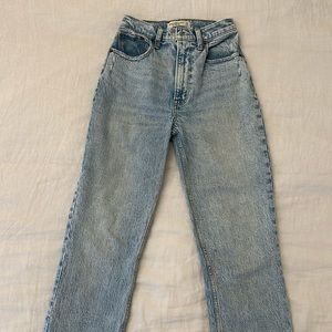 The 90’s straight ultra high rise jeans - 25/0